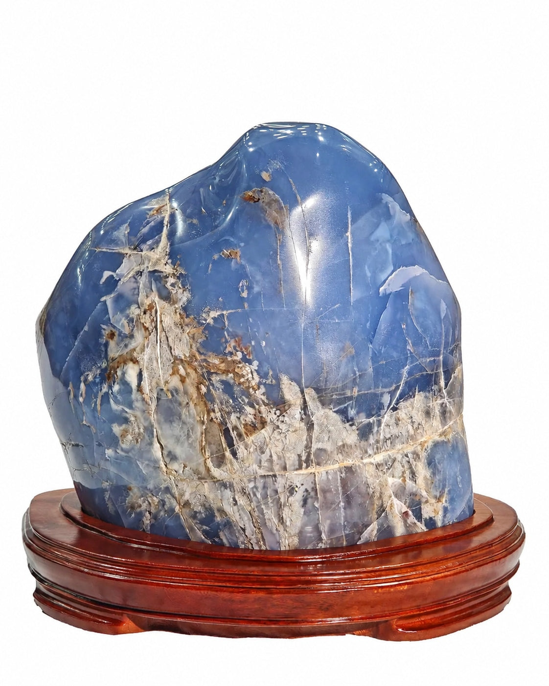 Blue Chalcedony Polished Stone