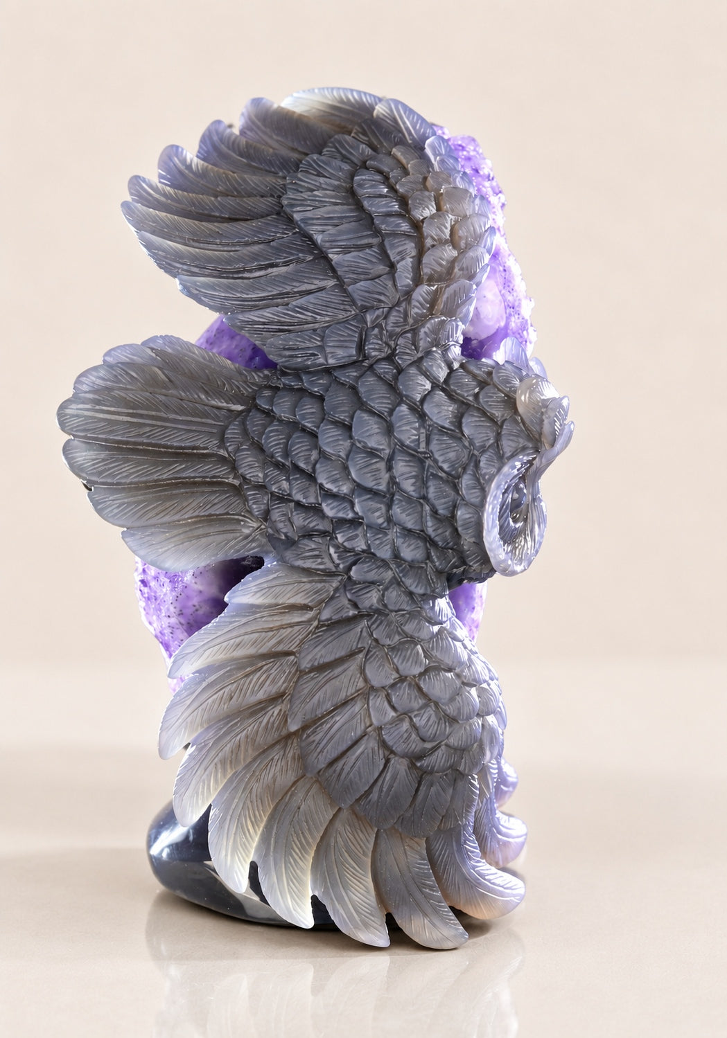 Amethyst Owl Geode
