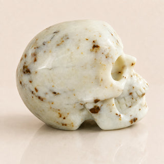 2.2-inch White Opal Skull