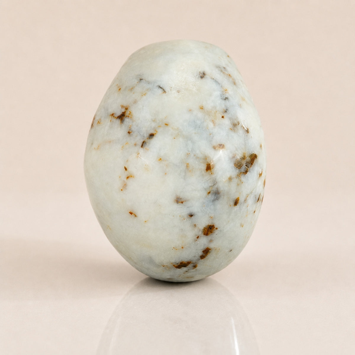 2.2-inch White Opal Skull