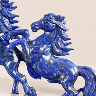 Lapis Lazuli Double Horses