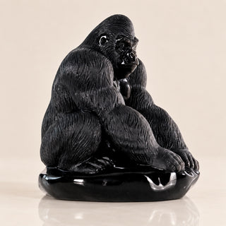 Silver Obsidian Gorilla