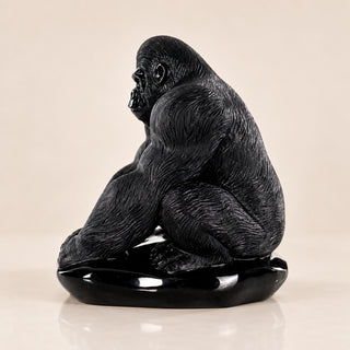 Silver Obsidian Gorilla