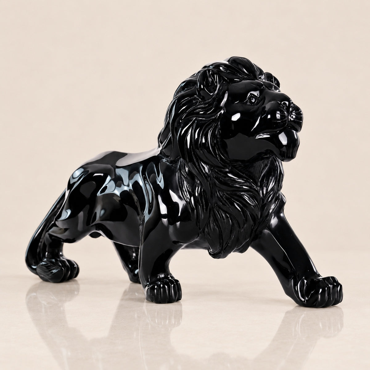 Black Obsidian Lion