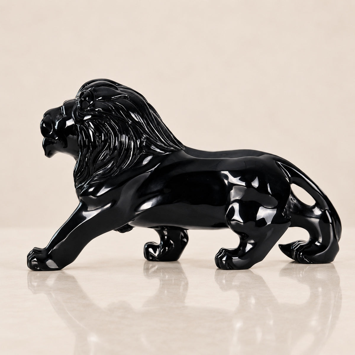 Black Obsidian Lion