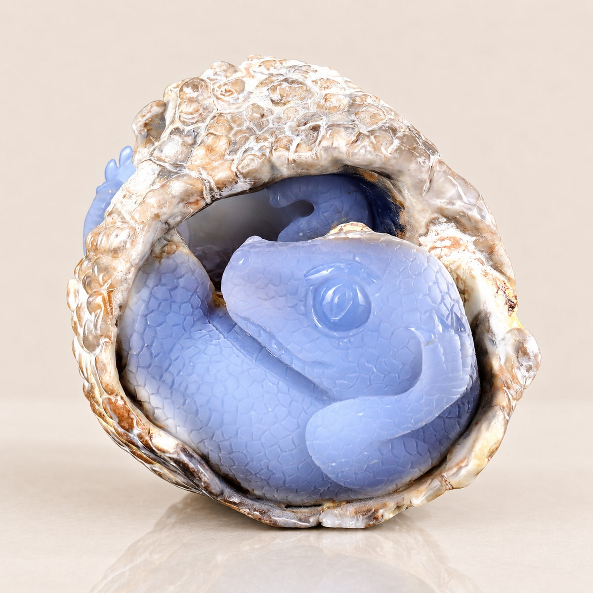 Blue Chalcedony Baby Dragon