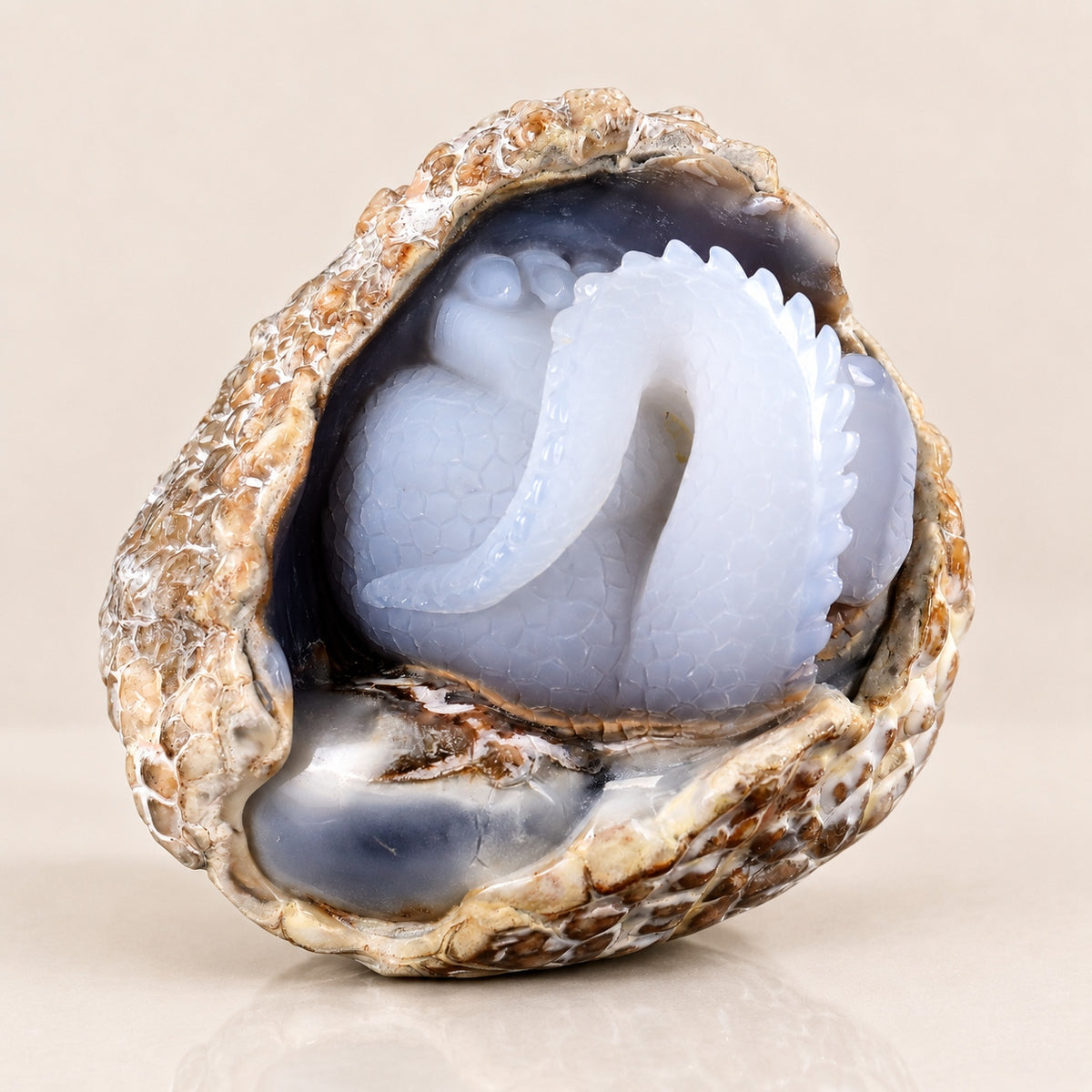 Blue Chalcedony Baby Dragon