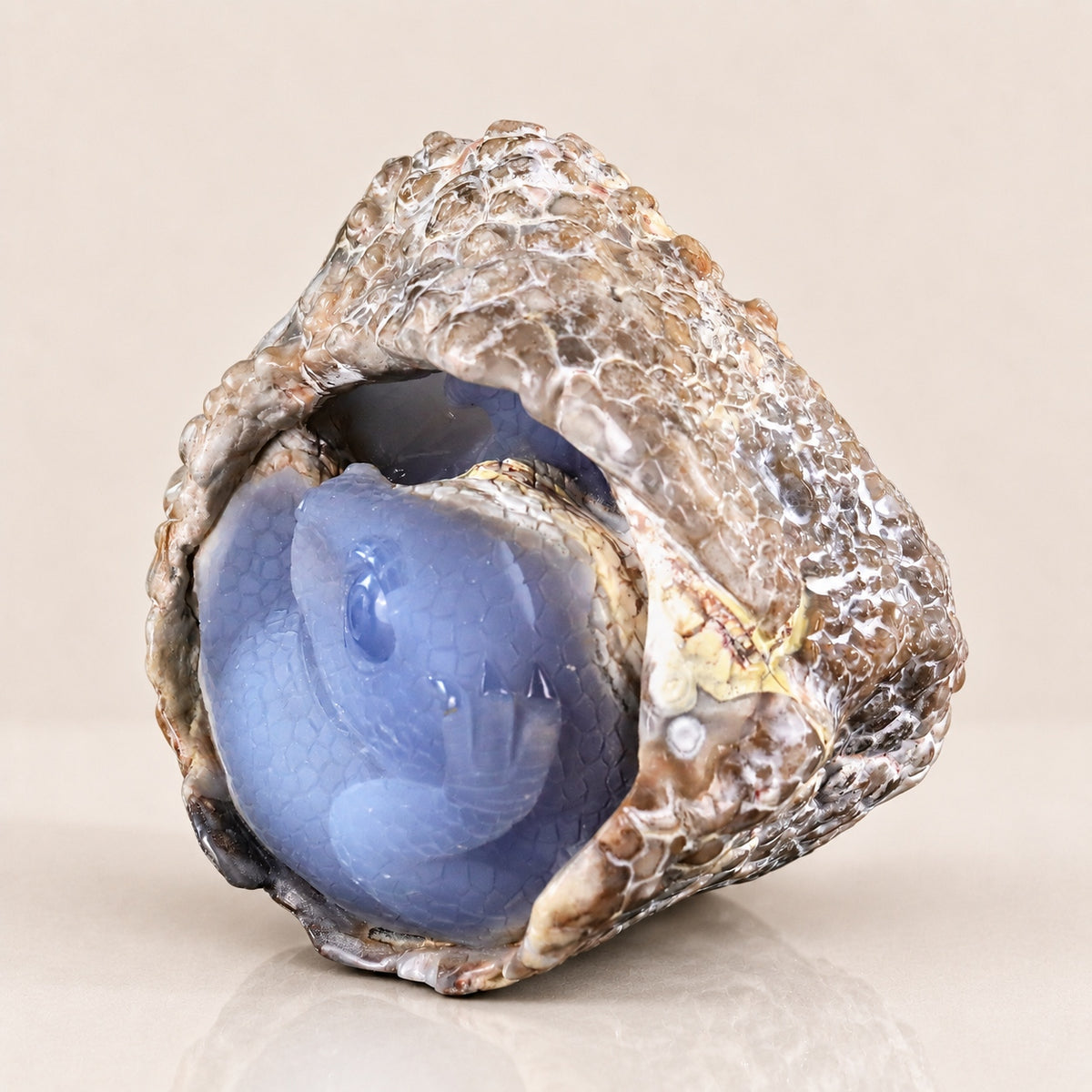Blue Chalcedony Baby Dragon
