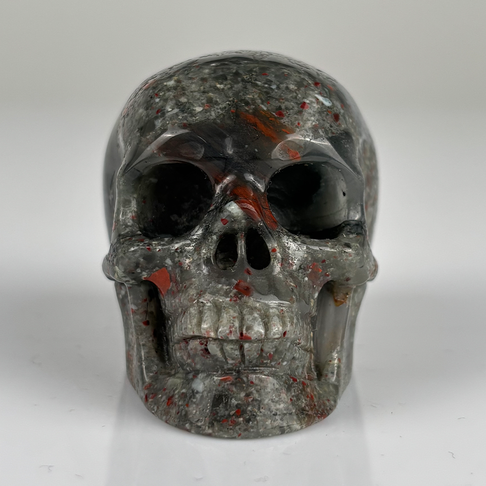 2 Inch African Bloodstone Crystal Skull – Skull — view 7