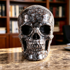 2 inch Yooperlite Crystal Skull — view 4