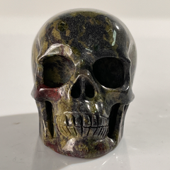2 Inch Dragon Bloodstone Crystal Skull – Skull — view 7