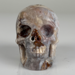 2 Inch Blue Flower Agate Crystal Skull – Skull — view 7