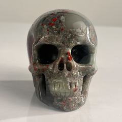 3 Inch African Bloodstone Crystal Skull — view 3