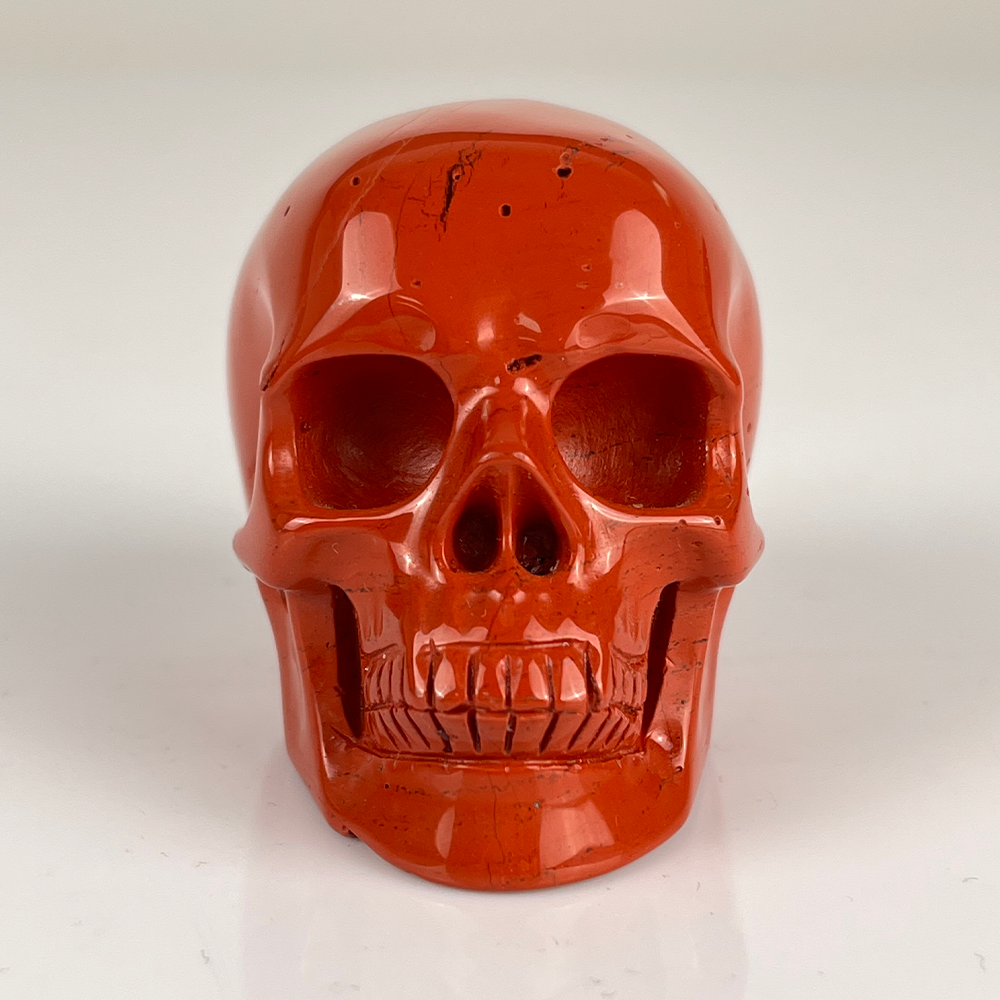 2 Inch Red Jasper Crystal Skull — view 7