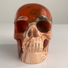 4.5 Inch Red Jasper Crystal Skull — view 7