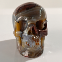 3 Inch Volcanic Agate Crystal Skull — view 7