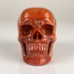 3 Inch Red Jasper Crystal Skull — view 8