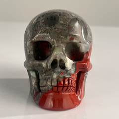 3 Inch African Bloodstone Crystal Skull — view 4