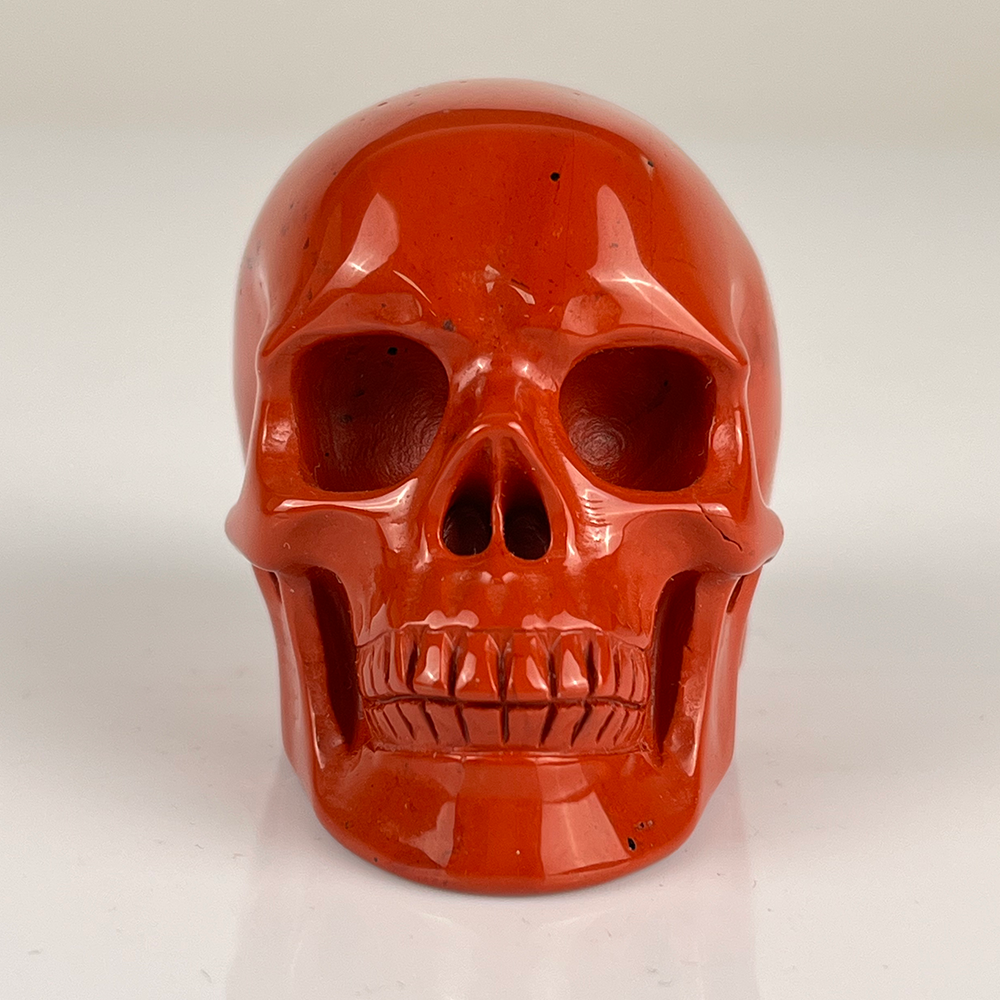 2 Inch Red Jasper Crystal Skull — view 3