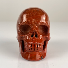 3 Inch Red Jasper Crystal Skull — view 7