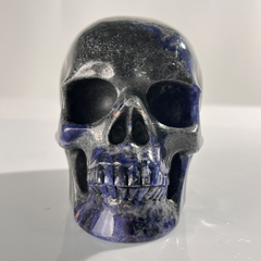 4.5 Inch Blue Lace Agate Crystal Skull — view 7