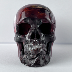 3 Inch Red Crazy Lace Agate Crystal Skull — view 7