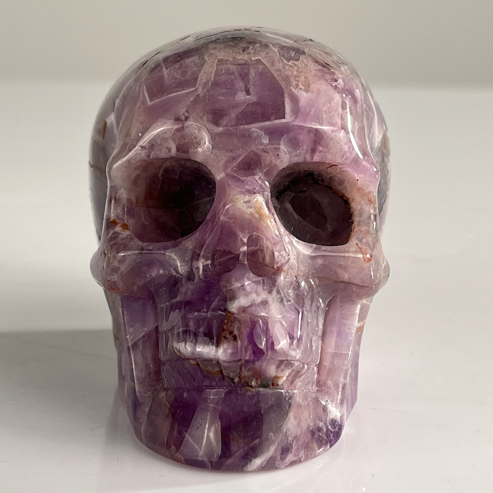 3 Inch Dream Amethyst Crystal Skull – Healing Stone — view 7