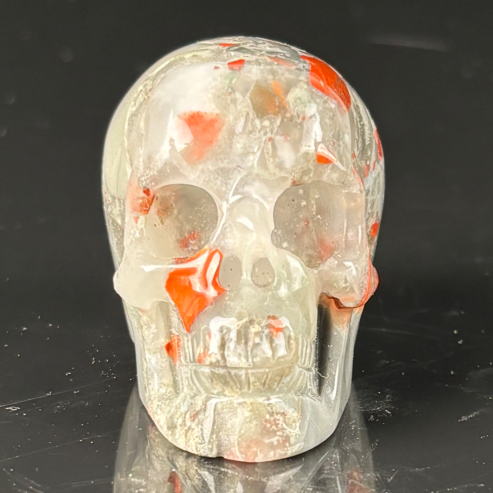 2 Inch African Bloodstone Crystal Skull – Skull — view 7