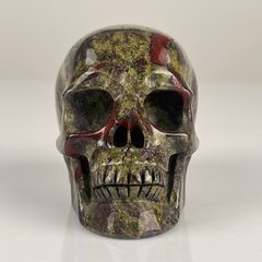 3 Inch Dragon Bloodstone Crystal Skull — view 7