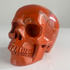 4.5 Inch Red Jasper Crystal Skull — view 2