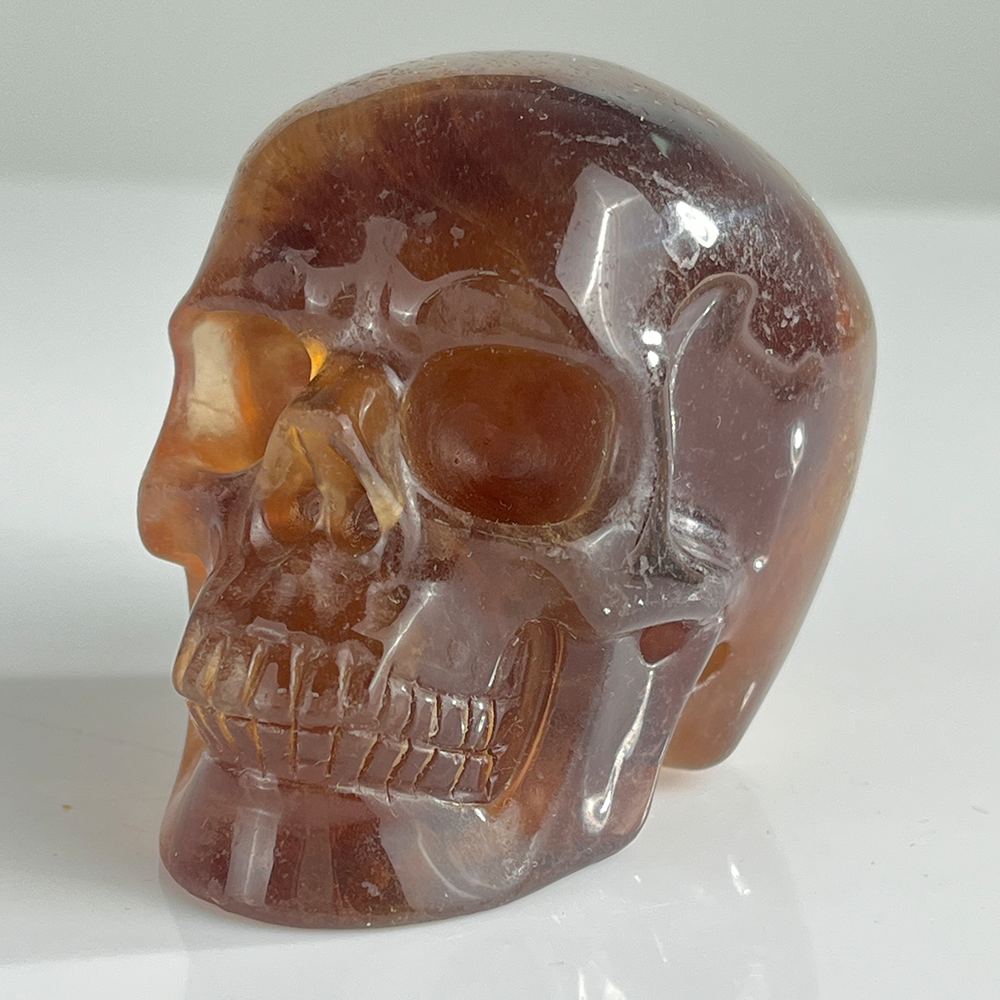 3 Inch Fluorite Crystal Skull — view 6