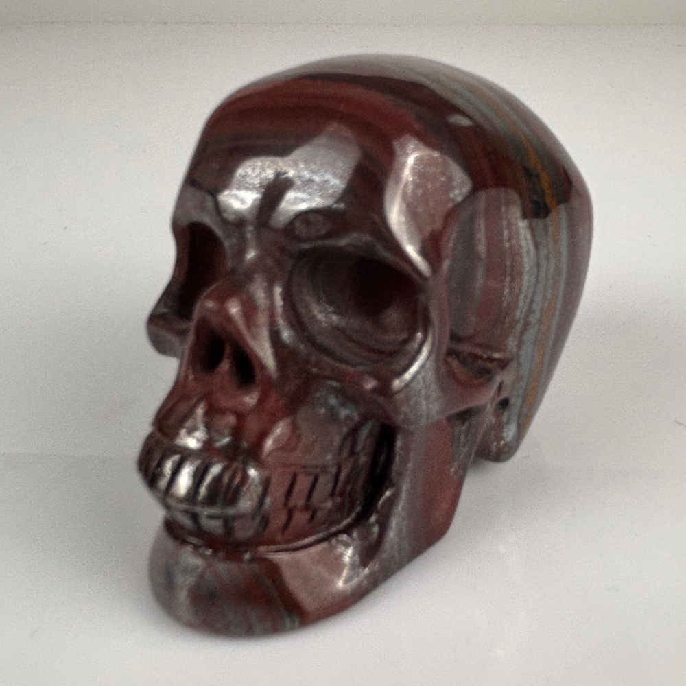 2 Inch Tiger Iron Crystal Skull – Skull — view 6