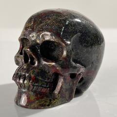 3 Inch Dragon Bloodstone Crystal Skull — view 6