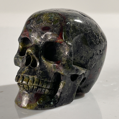 2 Inch Dragon Bloodstone Crystal Skull – Skull — view 6