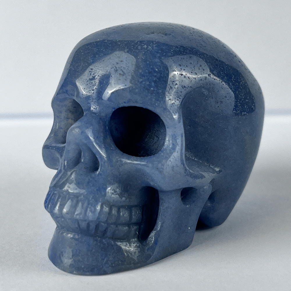 2 Inch Blue Aventurine Crystal Skull – Skull — view 5