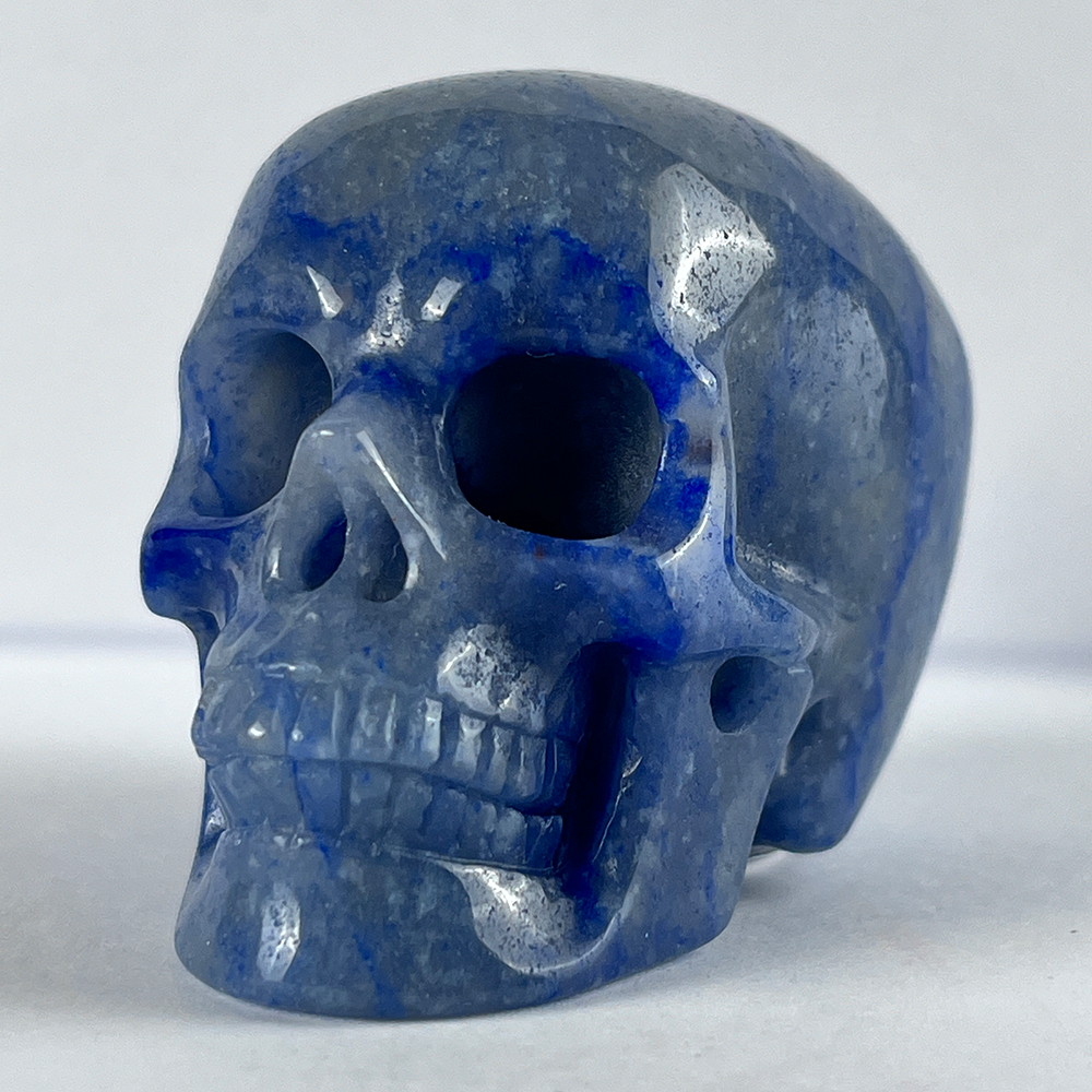 2 Inch Blue Aventurine Crystal Skull – Skull — view 6