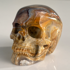 2 Inch Red Crazy Lace Agate Crystal Skull – Skull — view 6