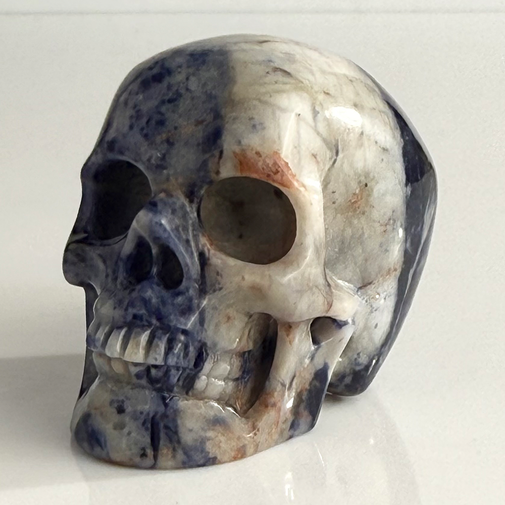 2 Inch Blue Lace Agate Crystal Skull – Skull — view 6