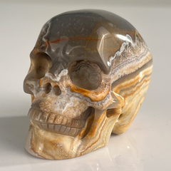 2 Inch Red Crazy Lace Agate Crystal Skull – Skull — view 6