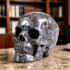 3 inch Yooperlite Crystal Skull — view 6
