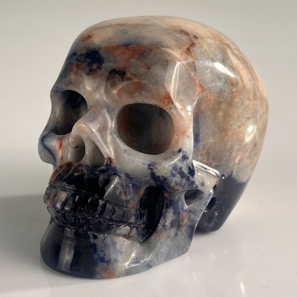 2 Inch Blue Lace Agate Crystal Skull – Skull — view 6