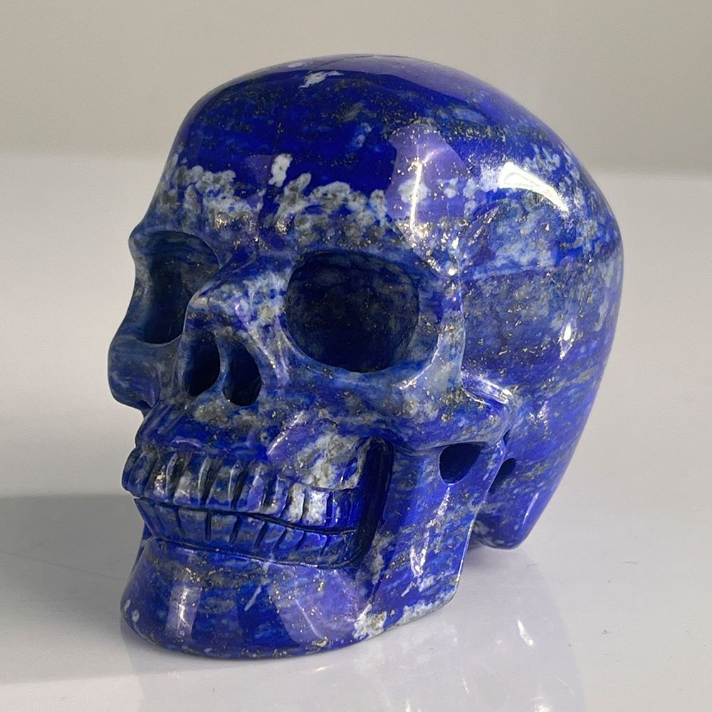 3 inch Lapis Lazuli Crystal Skull — view 7