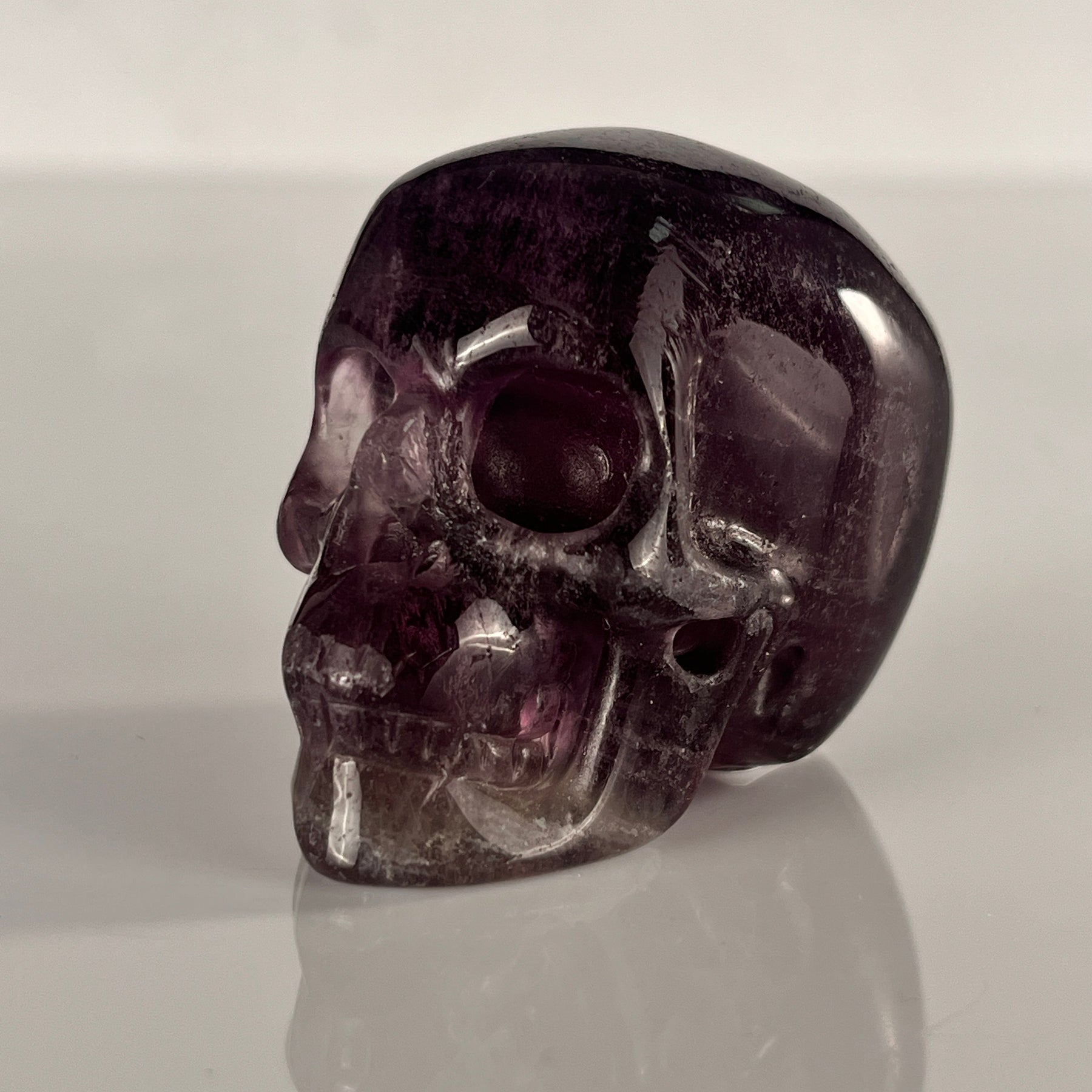 2 Inch Fluorite Crystal Skull — view 6