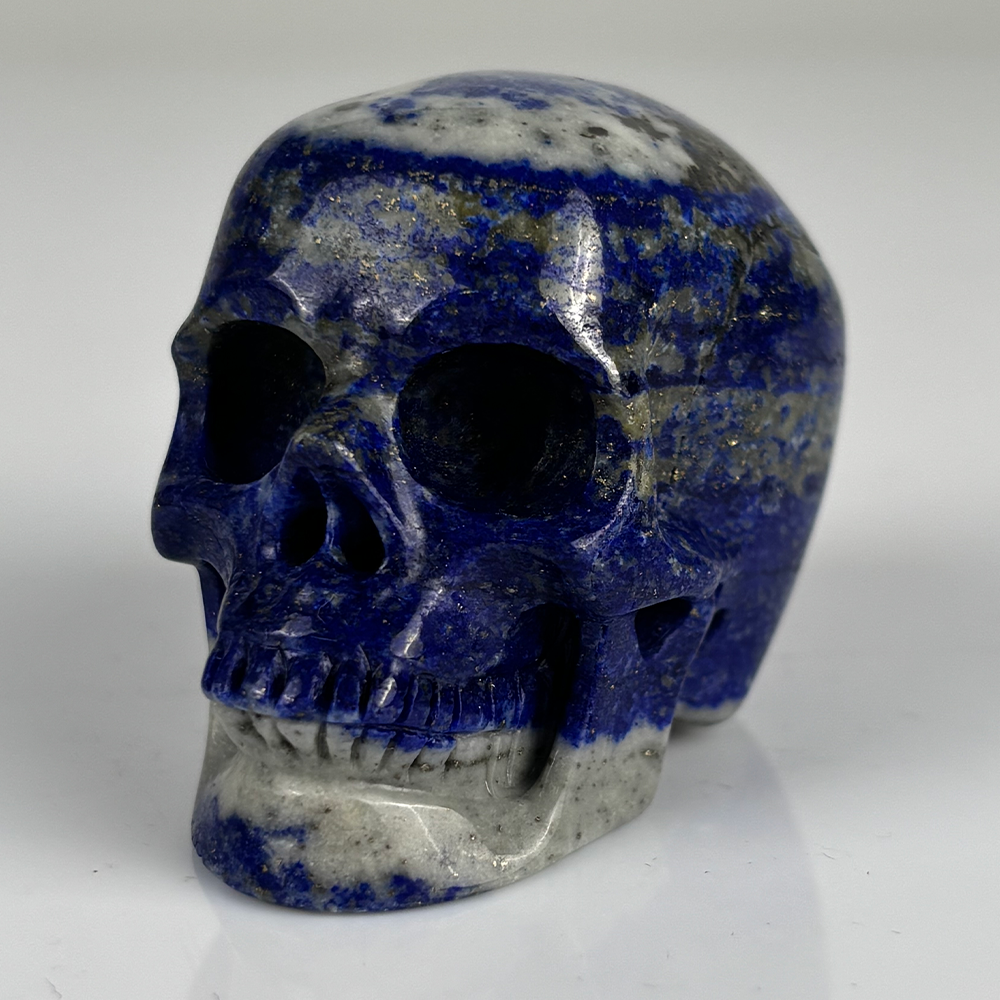 2 inch Lapis Lazuli Crystal Skull — view 6