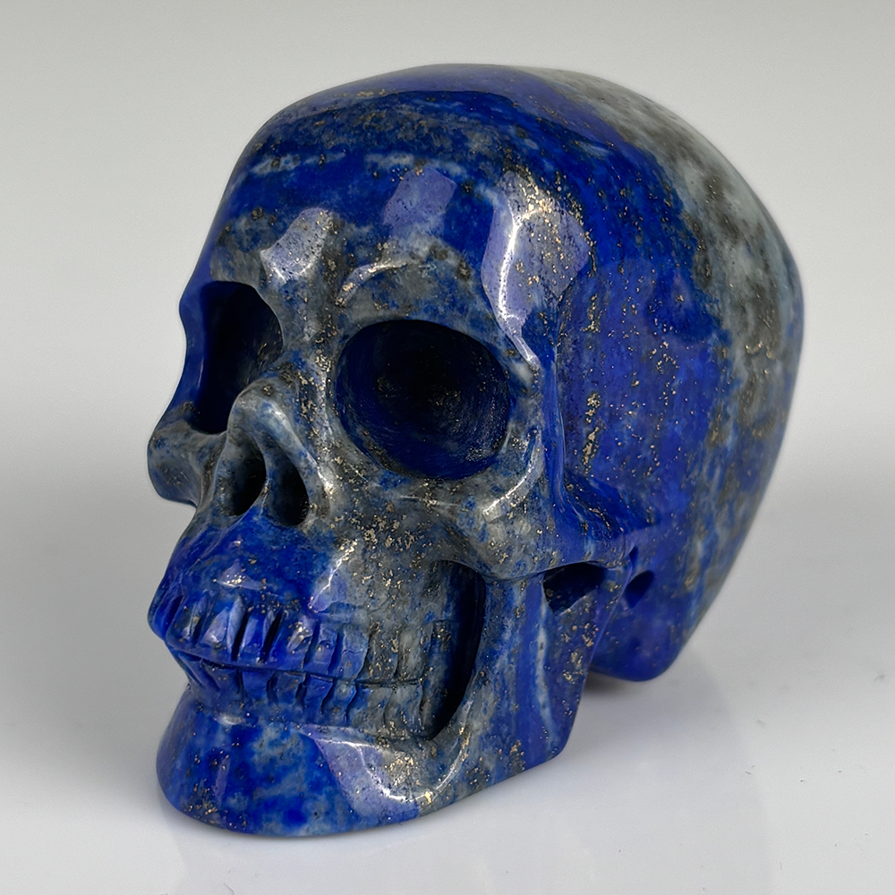 2 inch Lapis Lazuli Crystal Skull — view 6