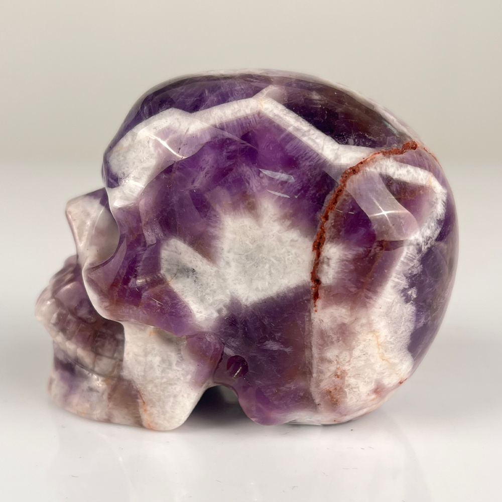 3 Inch Dream Amethyst Crystal Skull – Healing Stone — view 5