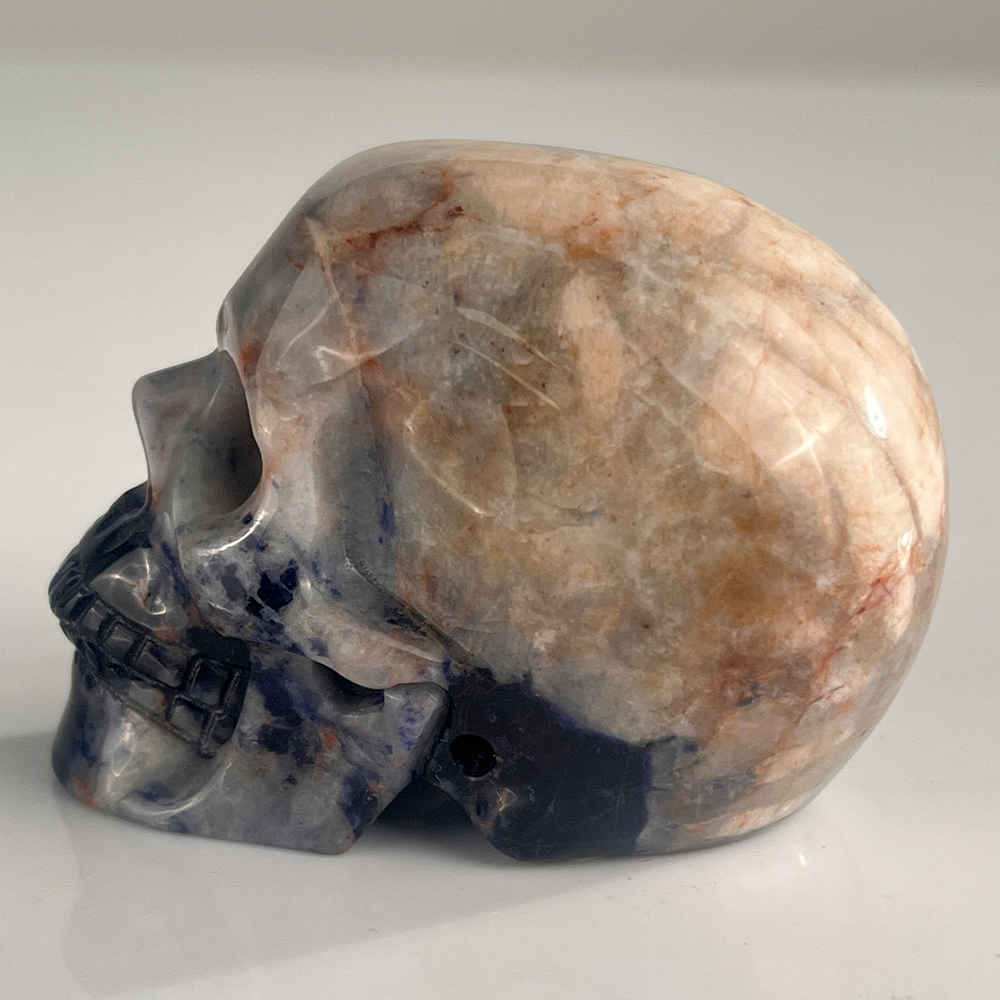 2 Inch Blue Lace Agate Crystal Skull – Skull — view 5