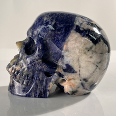 4.5 Inch Blue Lace Agate Crystal Skull — view 4