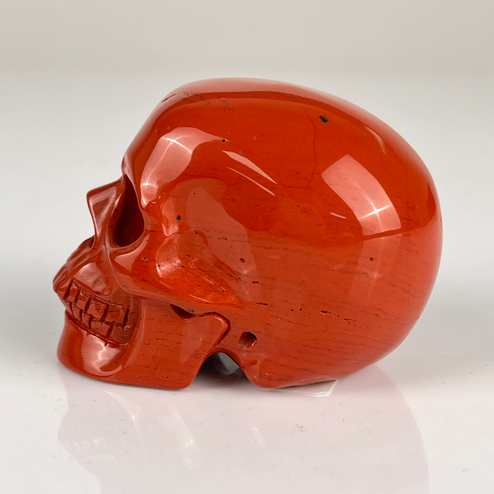 2 Inch Red Jasper Crystal Skull — view 5