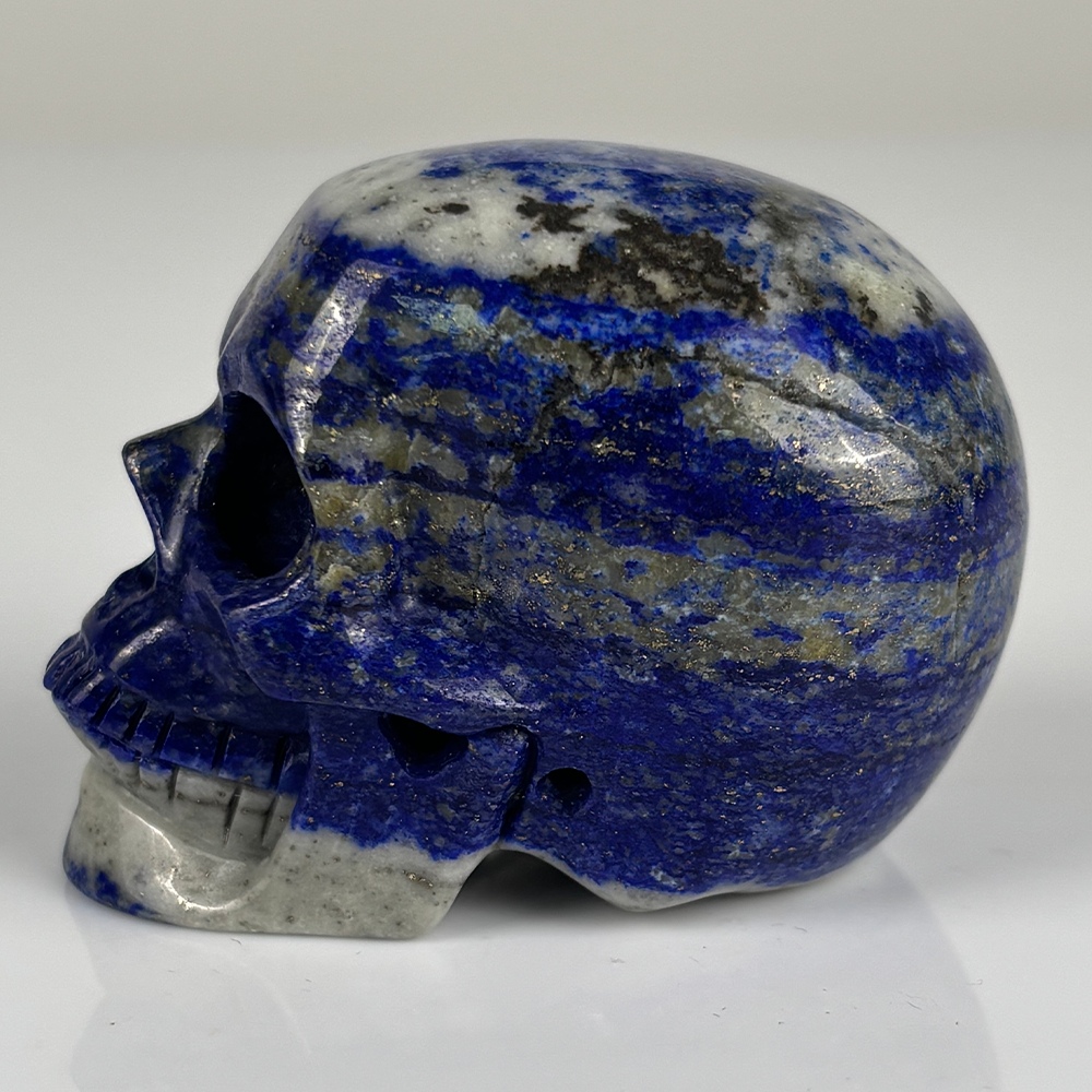 2 inch Lapis Lazuli Crystal Skull — view 5